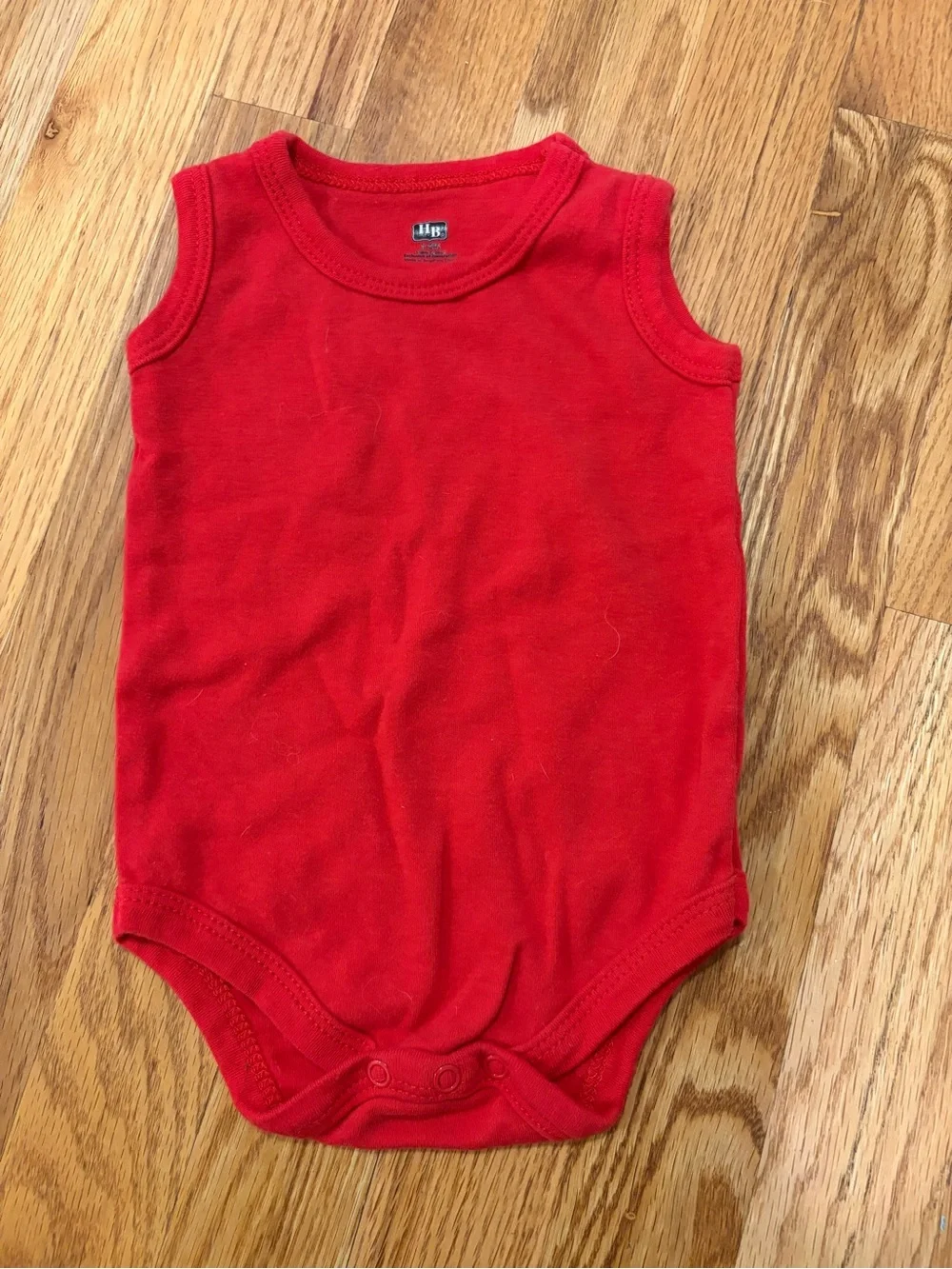 Baby Boys Navy Stripe, Red, Blue & Gray Sleeveless Bodysuits Set